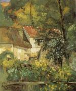 Paul Cezanne The House of Pere Lacroix in Auvers oil painting reproduction